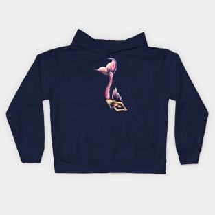 Diving Pink Mermaid Kids Hoodie